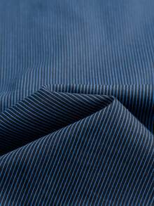 Rand paul Men's Long-Sleeved Dress Shirt With Thin Stripes, Perfect Cut And Soft Fabric - 藏蓝色 - 查看 5