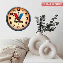 10inch Modern Simple Wooden Wall Clock, Japanese Style Quartz Movement - Silent Non-Ticking Battery Powered (AA Batteries Not Included), Large Easy-To-Read Black Hands And Red/Blue Second Hands, White Dial - Elegant Round Clock, Suitable For Home, Office, Bedroom, Living Room Decoration - Durable Wooden Frame, Easy-To-Read Numbers, Silent Scanning Mechanism, Manual Ringtone Function, Digital Display, Fantasy Theme, Mechanical Movement, Manual Ringtone Off, Home Decoration, Bedroom Accessories, Modern Style - 彩色 - 查看 6