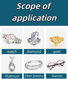 1 Bottle Jewelry Cleaner, Silver Jewelry Cleaning Spray, Suitable For Jewelry, Silver Accessories, Pure Silver Necklaces, Anti-Oxidation, Earrings Care, Gold & Silver Jewelry Cleaning Solution, Silver Earrings Anti-Oxidation Liquid, Silver Bracelet Cleaner - Multicolor - View 6