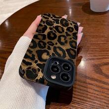 Nueva funda de teléfono de cuerpo completo antideslizante, a prueba de golpes y elegante Funda de teléfono: Diseño popular de estampado de leopardo Funda de TPU compatible con  15 Pro Max,  14/13 Pro/12/11/7/8 Plus/X/XR/XS Max/15 Pro - Funda protectora a prueba de golpes de cuerpo completo, elegante y de moda ¡Consigue una funda de teléfono que se vea bien! - 1 pieza - Ver 5
