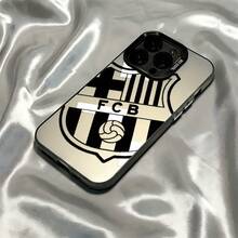 Funda para Teléfono Fútbol B-Barca Compatible con for  17, 16E, 16, 15, 14, 13, 12, 11 Mini, Pro, Max, Air, X, XR, XSMAX, 8, 7 Plus, con Cubierta Trasera Mate Anticaídas.¡Elige tu equipo! - Color mezclado 1 - Ver 6