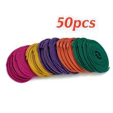 1 Canister Of 50 Mixed Spiral Incense Sticks + Gourd Base, Rose, Jasmine, Lavender, Lemongrass And Orange Scents. Burn Time: 3-4 Hours. Suitable For Air Purification, Yoga, Meditation, Fitness, Home Cleaning And Relaxation. Ideal Gift For Home Use Or Outdoor Occasions. Great For Holiday Decoration. - 5 Sets (roses, Jasmine, Lavender, Lemongrass, and Oranges) - View 8