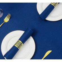 Kitchen Tablecloth - Azul Marino + 304.8 X 152.4 cm (Rectangular) - View 6