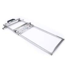 Silver Positioning Cutting Board Tool Stainless Steel Circular Saw Guide System Accurate Rip-Cut Track Rail Edge Cutting For 4" Saw - Silver - View 7