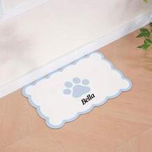 Customizable Diatomaceous Earth Pet Feeding Mats With Non-Slip Rubber Bottoms, Suitable For Dogs - Large Size, Easy To Clean, Stylish Decoration, Colorful, Retro And Cute, Minimalist Style, Adorable, Customizable, Unique, Personalized Pet Supplies, 2025 Halloween Accessories, Pet Name Can Be Printed. Personalized Gift - Multicolor - View 19