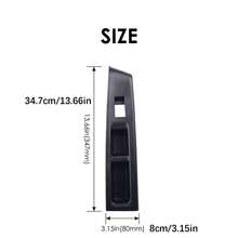2Pcs Front Armrest Upper Panel Set, Replacement Cover Lid Compatible With Toyota Vitz 2010-2014, Interior Trim, 52630-74231-C0 - Black - View 7