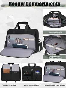 NEWHEY Tactical Laptop Bag 15.6/17.3 Inch Laptop Briefcase Men Business Computer Bag Military Messenger Bag Work Office - Multicolor - View 7