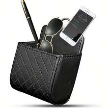 Car Seat Organizer Console Organizer Box Adjustable Cup Holder Car Storage Box Sleek Design