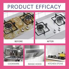 JAYSUING Powerful Degreasing Kitchen Cleaner Spray Removes Burnt-On Grease From Stovetop, Range Hood, And Cooktop - Fast Action, Easy Rinse, Multipurpose - Pink - View 3