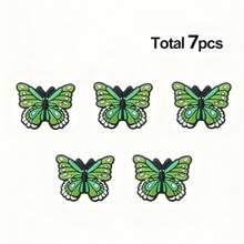 7/15 piezas Cuentas de silicona con diseño de mariposa - Kit de fabricación de joyas con bolígrafo y accesorios hechos a mano, cuentas decorativas de moda para hacer collares, pulseras, llaveros y cordones de identificación - Múltiples colores y estilos, regalo ideal para mujeres, hombres, entusiastas de manualidades, estudiantes y trabajadores de oficina - Cuentas de silicona con forma de mariposa - Ver 16
