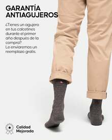DANISH ENDURANCE Calcetines de Lana Merino Ligera, Calcetas Clásicas de Vestir, Corte Ejecutivo, 3 Pack - Negro - - Ver 12