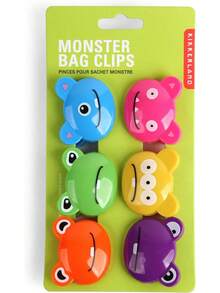 ¡RecomendadoKikkerland Woodlands Bag Clip, Set of 6¡Top de Temporada - Monstruos - Ver 9