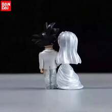 bandai 卡卡羅特與琪琪婚禮場景 Q 版 PVC 動漫角色收藏雕像模型裝飾禮品 | 完美萬聖節禮物 - 生日、週年紀念、畢業、返校、婚禮季與節日禮物，適合粉絲、收藏家展示、動漫主題派對裝飾與 Cosplay 道具，收藏禮品，成人動漫收藏品 - 彩色 - 查看 7
