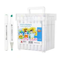 Marcadores de pintura acrílica multicolor, adecuados para la pintura de niños, resistentes al agua y de secado rápido, ideales para el grafiti de estudiantes, pintura de piedras, madera, cerámica, tela, lienzo, huevos de Pascua, sets de calabazas, manualidades DIY y garabatos de jardín de infantes - Multicolor - Ver 20