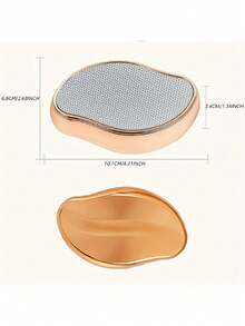 1件装水晶脱毛器，男女通用 - 无痛去角质，可重复使用，防水脱毛工具，适用于光滑背部、手臂、腿部，时尚设计，经久耐用 - 彩色 - 查看 7