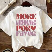 Camiseta con estampado de letras en círculos.jpg220g WoM-en's 100% Cotton T-Shirt - Feminine and Comfortable FiT-Suitable for all people, whether woM-en or M-enhigh-quality durable fabric suitable for all seans,ft to the touch but built to lastBreathabletops woM.en fall outfiT.S for woM.en vaC.Ation outfiT.S woM.en halloween costume - Blanco - Ver 1