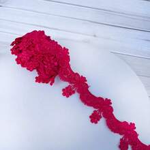 Accessori per abbigliamento in pizzo idrosolubile con codice a barre in poliestere versatile, prodotti dal produttore per ricamo computerizzato, orlo di gonna, tende, biancheria da notte - Multicolore - Visualizzare 24