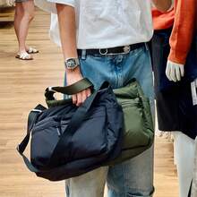 حقيبة كتف رياضية ذات سعة كبيرة وجيوب متعددة، حقيبة كمبيوتر ذات كتف واحد