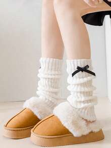 6 perechi de jambiere confortabile pentru femei, cu dungi verticale, în culori solide, la modă, versatile, toamnă/iarnă