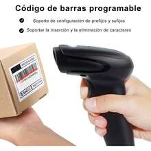 1D Escáner de Código de Barras Inalámbrico Lector de Código de Barra Láser 2.4 GHz Dispositivo inalámbrico de con Receptor USB Escáner para supermercado, inventario, almacén,tiendita,Restaurante - 1 - Ver 8
