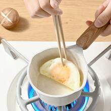 1个装牛奶锅，小麦秸秆不粘锅，家用辅助食品锅，迷你煎锅，专用倒油加热小锅，不粘酱油锅，牛奶锅，厨房方便面锅，适用于电磁炉和燃气灶