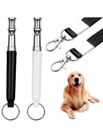 Ultrasonic Dog Whistle To Stop Barking - Adjustable Frequency & Silent Training Tool For Dogs/Neighbor's Pets | 1-Pack With Lanyard