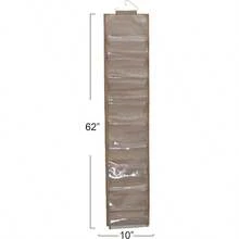 Closet Storage Hanging Shoe Organizer Latte - Latte - View 3