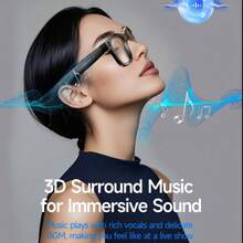 FECOUL 8MP Camera Smart Glasses With 1080P HD Video Recording, 4K Resolution, Metal Semi-Rimless Design, Photochromic Lenses, AI Translation, Voice Assistant, Object Recognition, Interactive Q&A, High-Definition Photo And Video Capture, EIS Algorithm For Stabilization, Wi-Fi Image Transfer To Phone, Slide-To-Adjust Volume, Wear Detection, Dual-Microphone Noise Reduction, Call Noise Cancellation, And Hi-Fi Audio. Ideal For Both Women And Men In Business Travel, Professional Settings, Driving, Leisure, And Other Scenarios. The Perfect Outdoor Business Companion Or Holiday Gift. - W610黑 - 查看 9