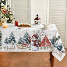 Kitchen Tablecloth - 150 X 213 cm (Rectangular) + Blanco - View 2