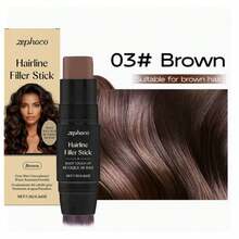 Thỏi che khuyết điểm chân tóc 7.5g, chống thấm nước, kết cấu lì, độ che phủ cao, phù hợp với mọi tông da, che phủ tóc bạc và tóc thưa, kèm cọ để dễ dàng dặm lại. - Nhiều màu - Xem 10