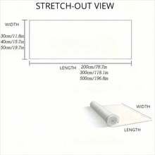 1 Rollo - Película de protección transparente de alta definición para muebles, Película de protección para mesa de comedor - Tamaño: 19.7"X393.7", Material PET - Cortable, impermeable, resistente al aceite, resistente a los arañazos, resistente al calor, no se vuelve amarillo - Adecuado para proteger superficies de mesas de comedor, mesas de café, encimeras de cocina, gabinetes - transparente - Ver 9