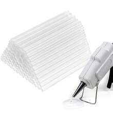 10pcs Multi-Purpose Mini Hot Melt Glue Sticks, Suitable For Crafting, Repairing And DIY Projects, Transparent, Gift, Christmas Gift