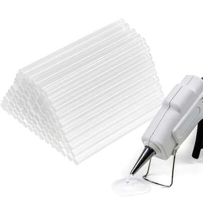 10 st. mångsidiga mini-limstift, lämpliga för hantverk, reparationer och gör-det-själv-projekt, transparenta, present, julklapp