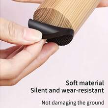 Non Slip Furniture Pads, Solid Rubber Furniture Pads Round, Black, Stoppers, Self Adhesive Anti-Sliding Grippers For Bed, Couch, Table, Rubber Feet, Floor Protectors - Black - View 7