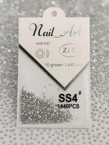 Tesouro direto Import Rhinestone Nail Art Decoration SS3/SS4/SS5/SS6/SS8, Carnival, Encapsulated Nails - SS4 - View 2