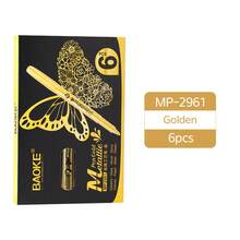 3pcs/6pcs Set Gold, Silver And White Metal Marker Pens, Medium Tip Metal Markers, Suitable For Crafting, Black Card Art, Doodling, Handmade Projects And Scrapbooking Decoration. - Multicolor - View 13