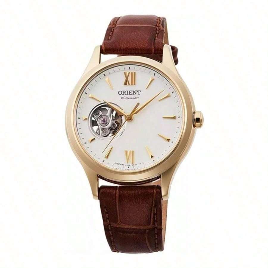 Orient Ladies' Mechanical Watch, Classic Watch Series RA-AG0024S10B Wristwatch, White Dial, Stainless Steel Material, Business, Daily Wear - White - View 1