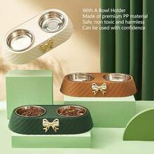 Pet Bowl Stainless Steel Dog Drinking And Food Bowl With Anti Slip Base, Suitable For Cats And Dogs - Army Green - View 4