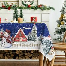 Kitchen Tablecloth - 152.4 X 355.6 cm (Rectangular) + Azul - View 4