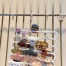 3pcs Multi-Function Wall Mounted Hairpin, Jewelry & Accessory Storage Rack - Large Capacity Storage Solution, With Multiple Hooks, Suitable For Home And Dorm, Plastic Material, No Power Required, Hanging Jewelry Organizer, Space-Saving Design, Sturdy Hooks, Easy Installation, Fashionista