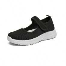 Meijile Women's Sock Tennis Shoes, Women's Slip-On And Lace-Free Sneakers, Comfortable Casual Shoes With Soft Sole 213 - Preto - 查看 3