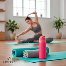 Termo Botella de Agua 32 Oz 946 ml, Termo para Caf 24 Horas de Agua Caliente y Fria, Cafe, Tapa Hermtica Antifugas, Botella de Viaje, Deportes, Caf, Tazas para Cafe Negro - Rosa + 0,9 litros - Ver 4