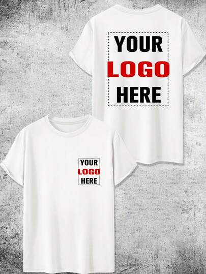 Customizable Funny Men's T-Shirts - Personalize Designs On Both The Front And Back, Machine Washable - Reversible Design, Perfect For Work Teams, Dance Groups, Couples, And Best Friends.