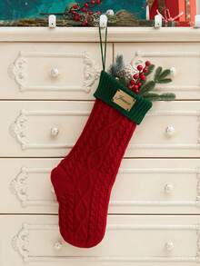 Calze natalizie personalizzate per la famiglia, calza natalizia 2025, calze lavorate a maglia con nome, calza con monogramma, decorazione natalizia regalo, atmosfera calda, multifunzionale, durevole, ornamentale, riutilizzabile, raffinata, elegante, di alta qualità, colorata, moderna, personalizzata, unica, regalo ideale per lui