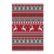 Christmas Area Rug 2x3 Winter Christmas Tree And Snowflake Area Rug For Entryway Christmas Door Mat Non-Slip Rug Washable Floor Cover For Living Room Bedroom - Multicolor - View 2