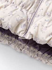 mini bala 女童羽绒背心 防水加厚保暖 三重防护设计 2025冬季款 - 紫紅色調 - 查看 8