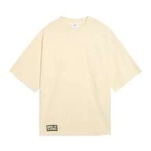 Puma Unisex HAUS OF CLASSICS Short Sleeve Knit Crew Neck T-Shirt 63156187 - Beige - View 1