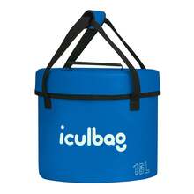 Iculbag 15-Liter Foldable Bucket With Lid Fishing Bucket, Car Wash Bucket Outdoor Fishing Tool, Sink, Portable Foot Soaking Bucket Camping Picnic Bucket Suitable For Various Outdoor Activities