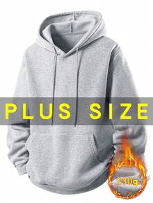 sweat-shirt à capuche ample et ample pour homme en grande taille, pull à capuche en polaire légère et chaude, convient pour les gros ventres, cadeau de vacances