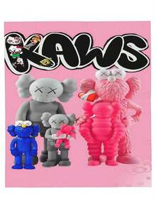 Kawss Merch Kawaii Kaw Blanket For Men Women Warm Cozy Fluffy Throw Blankets For Bed - 黑色 - 查看 1